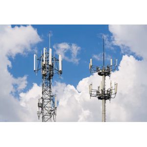 Buy cheap Steel Conical Self Supporting Telecommunication Pole With Climbing Ladders from wholesalers