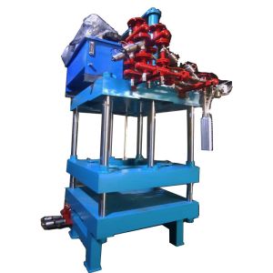 Automatic EPS Shape Moulding Machine Blue Produces Molded Polystyrene Foam