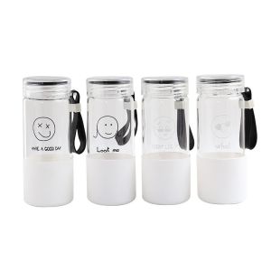 Buy cheap Cadmium Free 600ml Glass Water Drinking Bottles from wholesalers