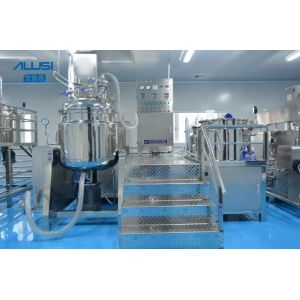 Buy cheap Cream Vacuum Emulsifying Mixer Machine With Heating Function homogenizer machine cosmetic mixing equipment from wholesalers