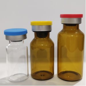 custom logo printed steroid empty sterile pharmaceutical injection glass vial