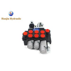 Buy cheap Monoblock Directional Control Valve 40 L/Min 11GPM 3 Spool 4 Positions Double Actiong + Joystick from wholesalers