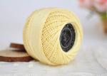 Eco - friendly 3# Lace Thread 6S / 3 Ply Crochet Cotton Yarn Lace Products Use