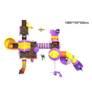 Buy cheap Customized Preschool Plastic Slide Outdoor Recreation Playground Equipment from wholesalers