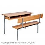 Buy cheap Wooden Classroom Table Chair Set For Study Students PVC Cover Edge from wholesalers