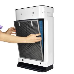 Buy cheap 1.5m Cabole 330m3/h 86W 70m2 Hepa Air Purifier from wholesalers