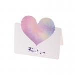 Buy cheap In Stock Ready To Ship Thank You Card Heart Shape Decoration Gift Card from wholesalers