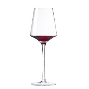 Round Leadfree Crystal Wine Glass Sophistication for Wine Connoisseurs