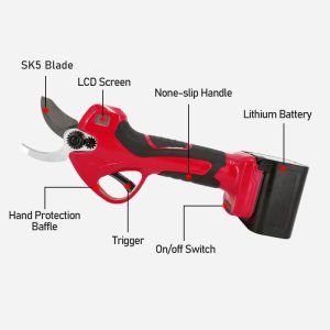 Electric Pruning Shears 2 Battery Optional Extension Rod Vineyard Vines Power
