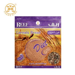 Buy cheap 750g 1000g Bakery Bread Packaging Three Side Seal Grain Pack Plastic Pouch With Zipper from wholesalers