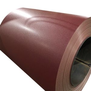Buy cheap 1.2mm wein-red Pre-finished PPGI Textured Matt Prepainted Galvanised color-coated Steel HDP Valspar for cladding from wholesalers