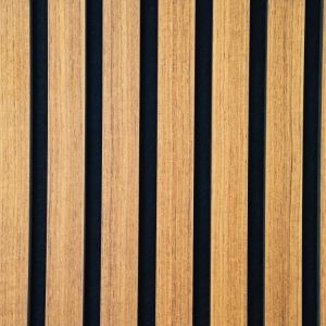 Buy cheap Veneer Finish Acoustic Wood Slat Panels With Felt Backing W600xL2400xT21mm from wholesalers