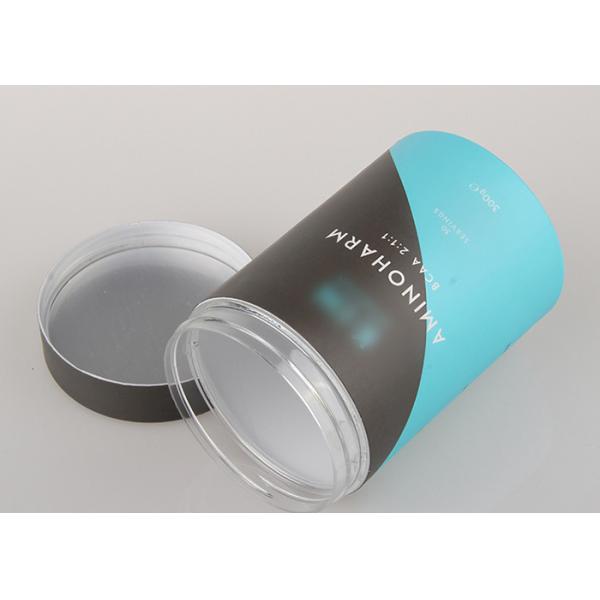 Buy cheap Plastic Composite Can Packaging With Paper Print Cover SGS Certification from wholesalers