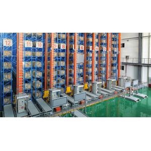 Buy cheap Customized Self Supported ASRS Racking System With Double Mast Crane Stacker from wholesalers