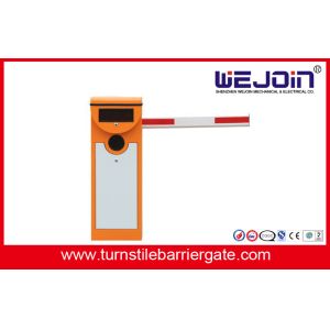 CE Approved AC110V Parking System Auto Boom Barrier Gate With Orange Color
