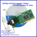Buy cheap PCI Bus Interface, 100Mbps Desktop Computer Fiber Optic Network Adapter, VIA VT6105M Chipset, SC Fiber from wholesalers