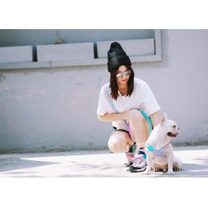 Soft Neoprene Padded Puppy Dog Walking Training Harness Stop Pulling X Type