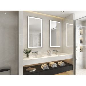 ETL CETL CE RoHS Certified Smart Bathroom Mirror with Bluetooth and Anti-Fog