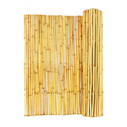 Quality 2x1.5m Bamboo Screen Wall With Frame Privacy Fence Panel For Garden Decoration for sale