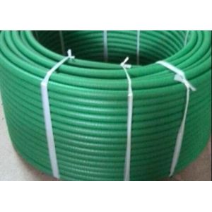Power Transmission Polyurethane Pu Round Belt 8mm High Strength Green 30m / Roll