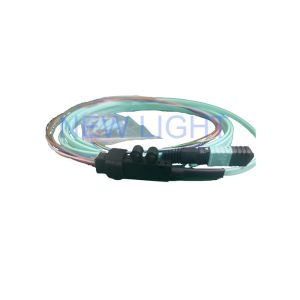 Mpo Fiber Connector Mtp Patch Cable With Mpo 24 Cable Fiber Connector Type