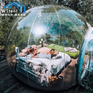 Buy cheap Anti Radiation Geodesic Dome Tent Environmental Transparent PVC Bubble Tent from wholesalers