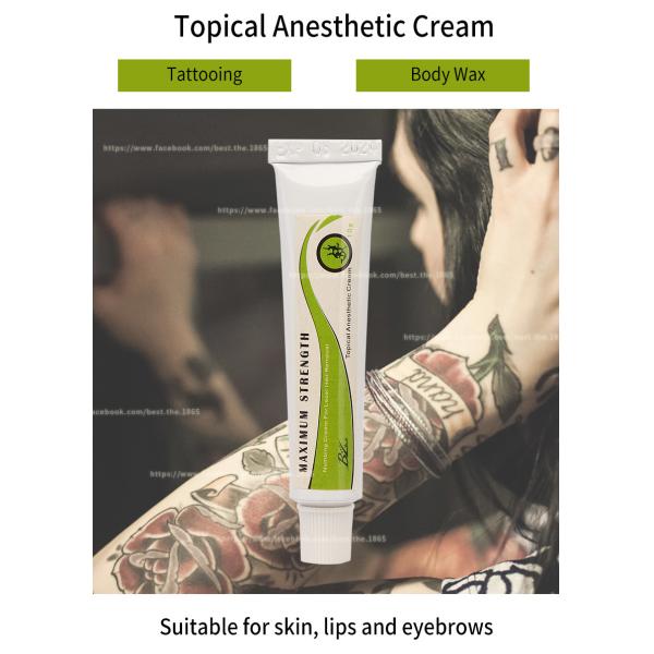 Quality Skin Tattoo Numb Anesthetic Cream 10g For Body Wax for sale