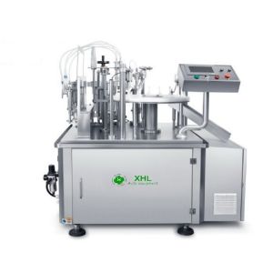 China 3000BPH 1.2kw Glass Bottle Filling And Capping Machine on sale