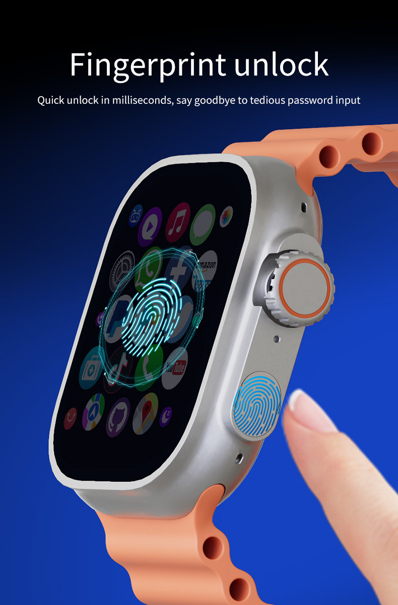 Buy cheap S10 Ultra Smart Watch with Rotary Camera GPS WIFI Sim Card Slot App Store Function Videos 2.29inch Fingerprint Unlock Touch from wholesalers