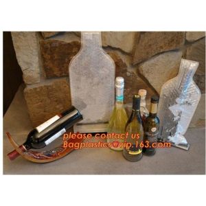 Buy cheap Leakproof PVC wine Protector bag Anti-Shock Reusable Plastic PVC Inflatable Bubble Liner Protective Pac Red Wine Bags Pr from wholesalers