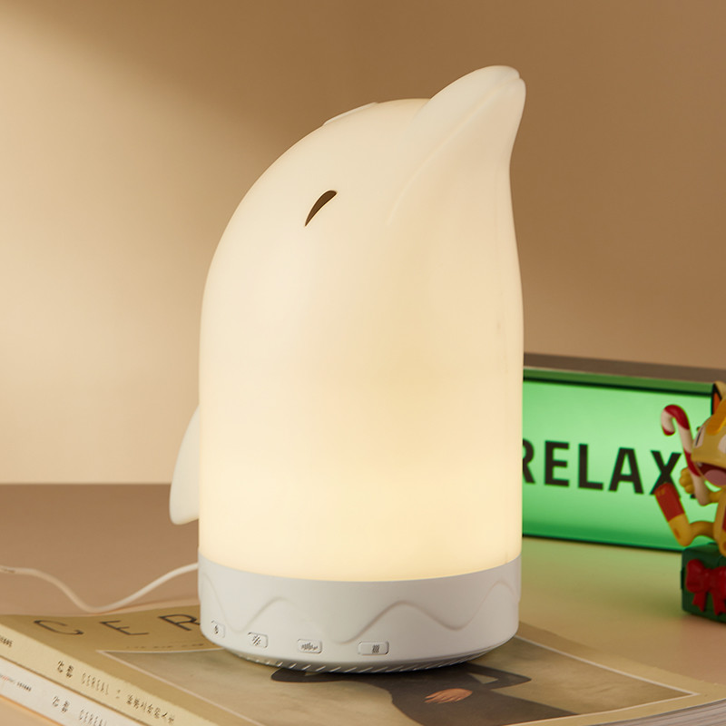 Quality Portable LED Night Light 100V - 240V Dolphin Table Lamp White With Music Function for sale Buy cheap Portable LED Night Light 100V - 240V Dolphin Table Lamp White With Music Function product