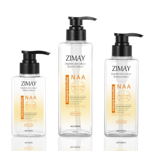 Quality Recycled Square Clear Plastic Lotion Bottles With 44mm Pump 550ml for sale