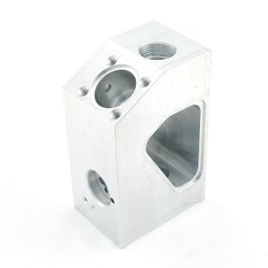 ASTM Standard Precision Machined Aluminum Valve Metal Block in with RoHS