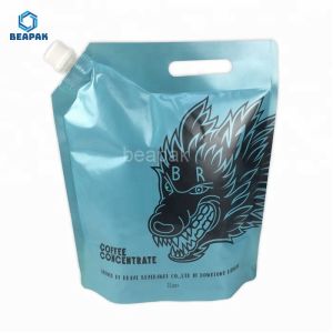 Buy cheap 100mm Aluminum Foil Laminated Doypack Custom Spout Pouches from wholesalers