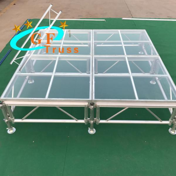 Acrylic Wedding Stage / Acrylic Platform Stage / Swimming Pool Glass Stage