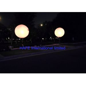 Meanwell Power Supply Inflatable Lighting Decoration , Led Light Up Balloons