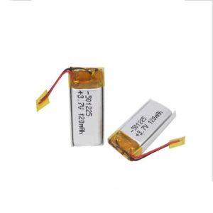 Buy cheap Small 3.7v 120mah Lipo 501225 Lithium Polymer Battery Pack from wholesalers