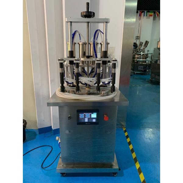 Quality Ailusi 4 Heads Semi Automatic Vacuum Spray Perfume Filling Machine for sale