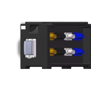 Buy cheap Single Channel Power Distro Boxes Simple And Light Leakage Proof from wholesalers