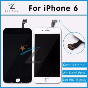 Buy cheap LCD Display Touch Screen For iPhone 6 6S 7 8 Screen Pre-assembled with Digitizer White Black+Tools+Tempered Glass from wholesalers
