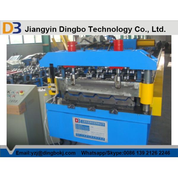 Quality Steel Tile Roof Panel Roll Forming Machine With Hydraulic Control System For Automotive for sale