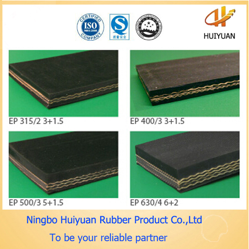 Quality Rubber Surface Cc/Nn/Ep Fabric Core Conveyor Belt(cut edge and mold edge) for sale
