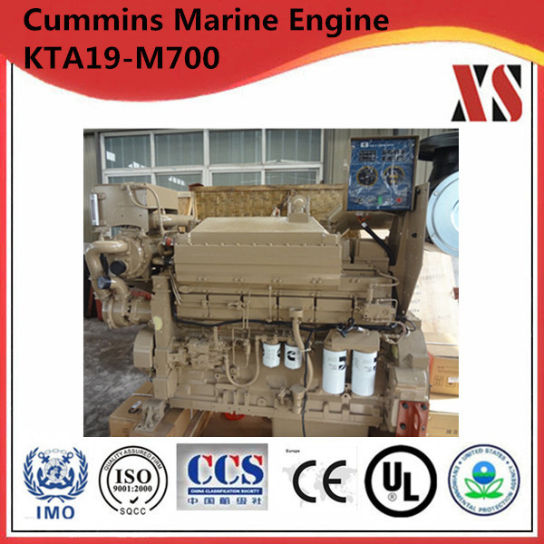 Cummins KTA19-M4 marine engine 700hp diesel wet exhaust manifold boat engine for
