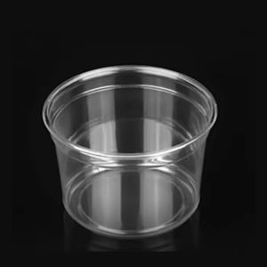 Buy cheap Durable Bioplastic PLA Tableware Disposable Biodegradable Clear Containers With Lid product