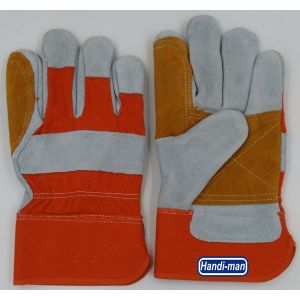 Buy cheap 10 inch Cow Split Leather with cotton back Working Gloves from wholesalers