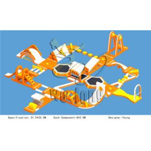 Buy cheap hot exciting custom inflatable water park from wholesalers