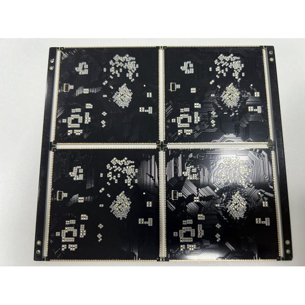 High Density HDI PCB Board With Half Hole BGA 0.25mm Lamp Socket 10 1 Aspect