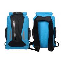 Buy cheap Watertight Blue Dry Bag Backpack With Silkscreen Printing Custom Logo product