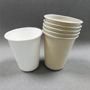 Buy cheap 12 Oz Sugarcane Cup With Lid Eco-Friendly Sturdy Disposable Hot And Cold Beverages Cups, Coffee Cups from wholesalers