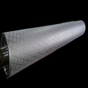 Buy cheap Napkin Paper Embossing Roller HRC62 HV1100 Aluminum Roller Chrome Plating from wholesalers